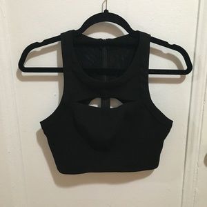 Black crop topLAST CALL YOU HAVE UNTIL 3:00